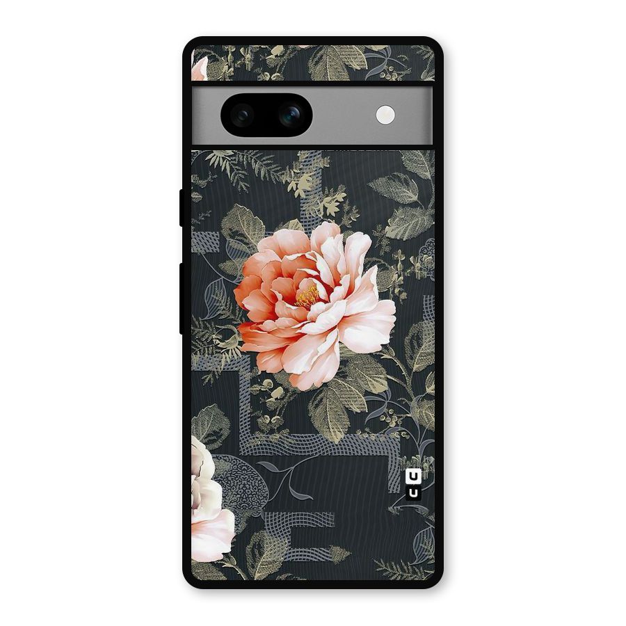 Art And Floral Metal Back Case for Google Pixel 7a