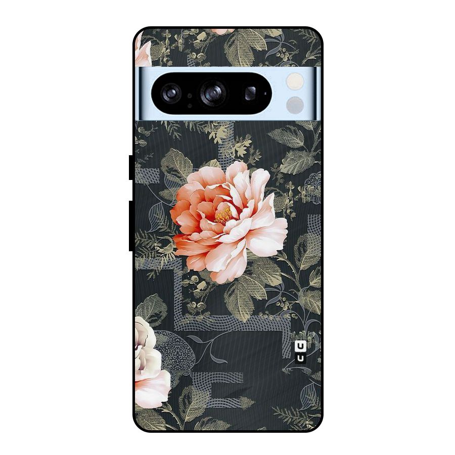 Art And Floral Metal Back Case for Google Pixel 8 Pro