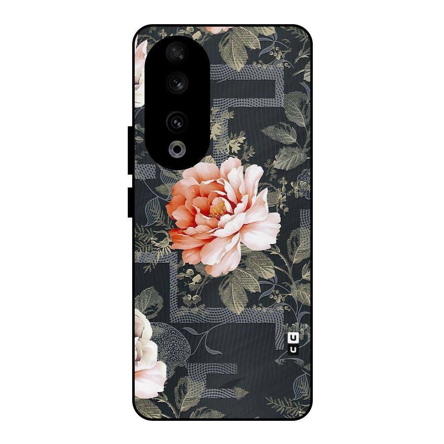 Art And Floral Metal Back Case for Honor 90