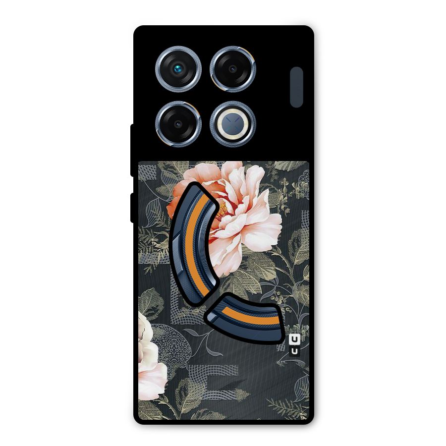 Art And Floral Metal Back Case for Infinix GT 20 Pro