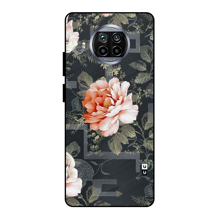 Art And Floral Metal Back Case for Mi 10i