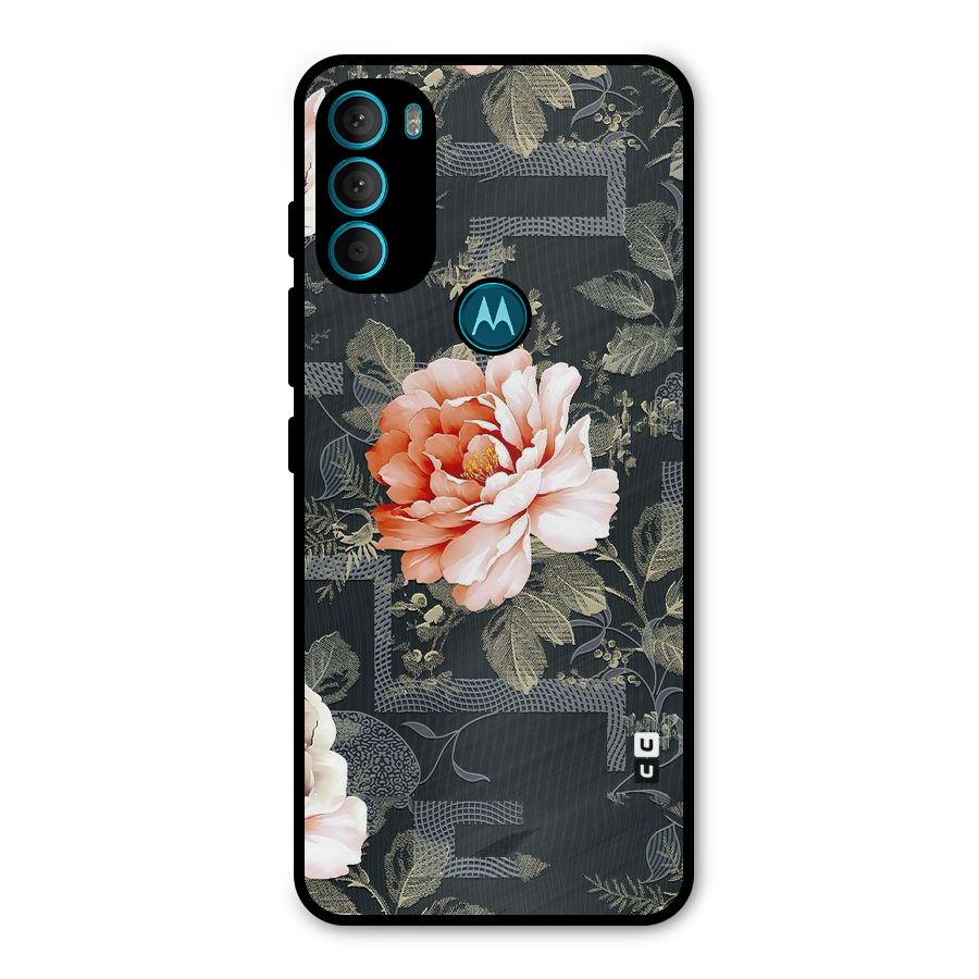 Art And Floral Metal Back Case for Moto G71 5G