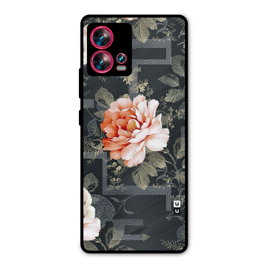 Art And Floral Metal Back Case for Motorola Edge 30 Fusion