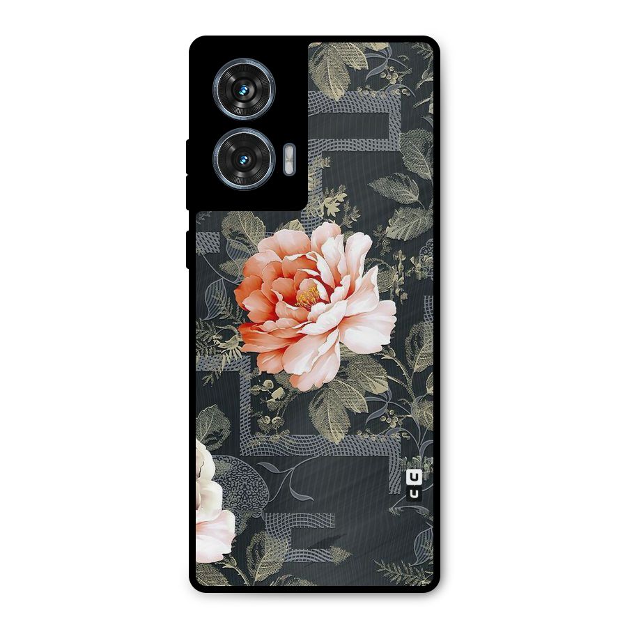 Art And Floral Metal Back Case for Motorola Edge 50 Fusion