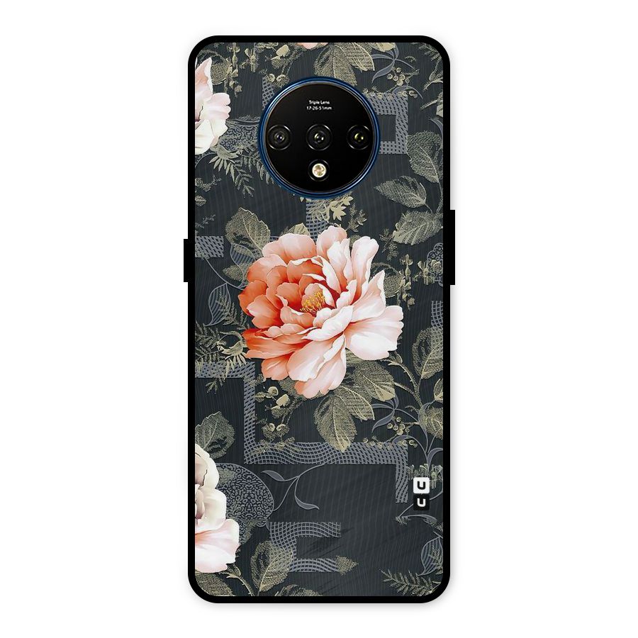 Art And Floral Metal Back Case for OnePlus 7T