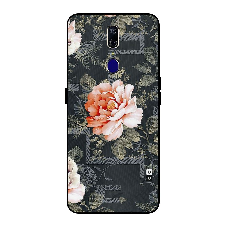 Art And Floral Metal Back Case for Oppo F11