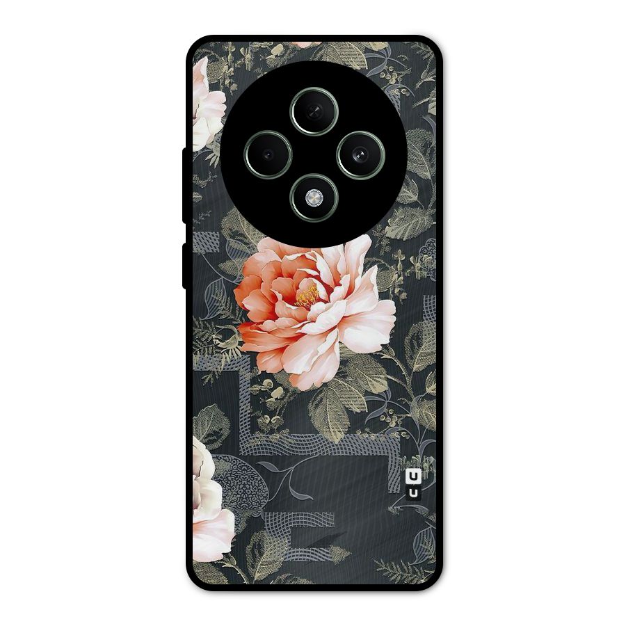 Art And Floral Metal Back Case for Oppo F27
