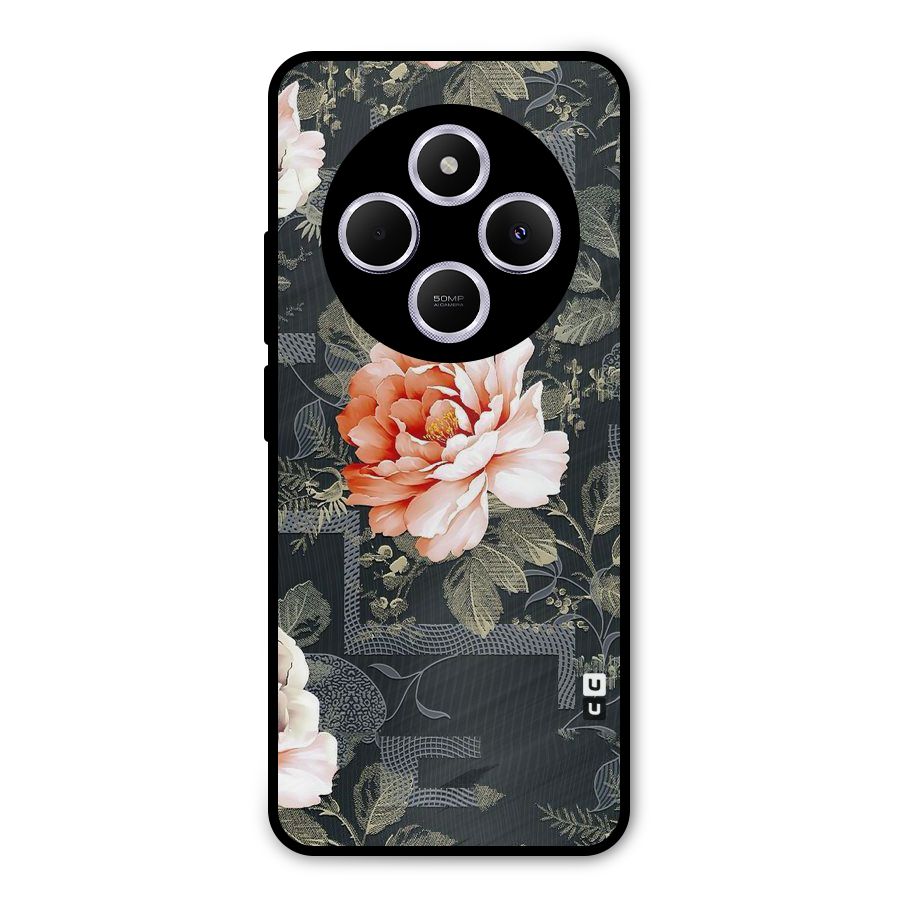 Art And Floral Metal Back Case for Poco M7