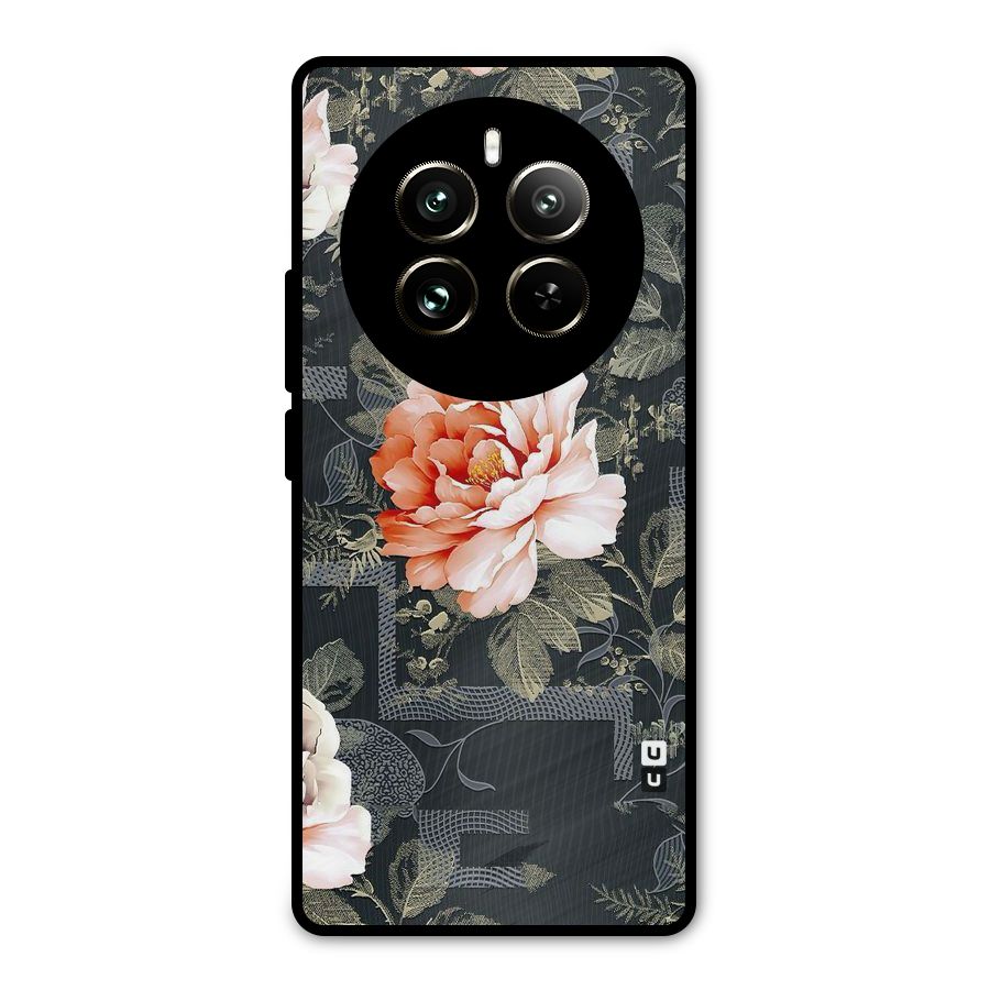 Art And Floral Metal Back Case for Realme 12 Pro