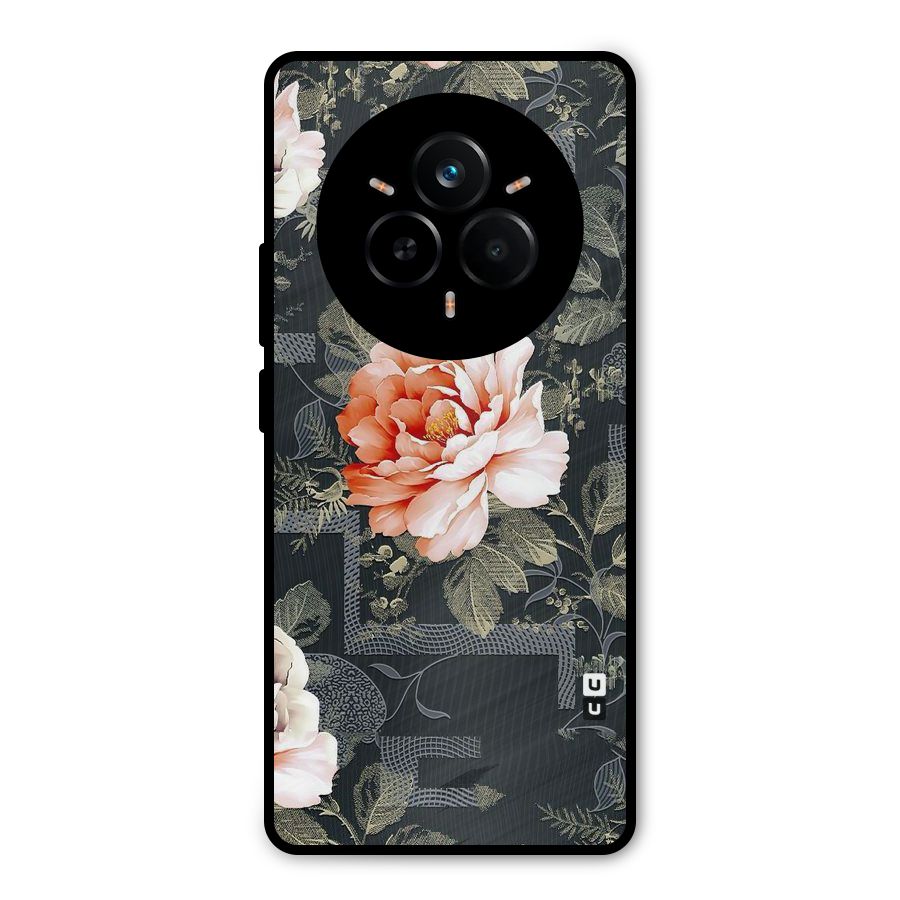 Art And Floral Metal Back Case for Realme 14 Pro