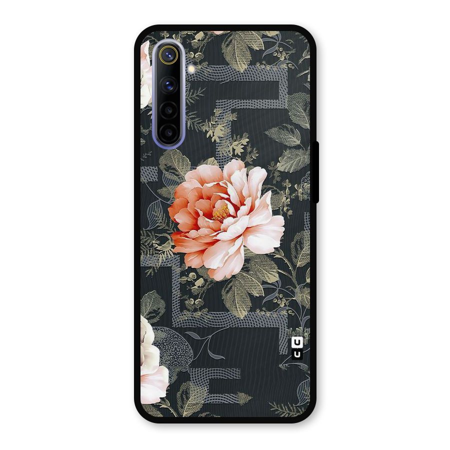 Art And Floral Metal Back Case for Realme 6i