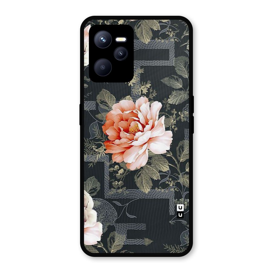 Art And Floral Metal Back Case for Realme C35