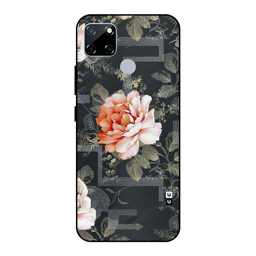 Art And Floral Metal Back Case for Realme Narzo 20