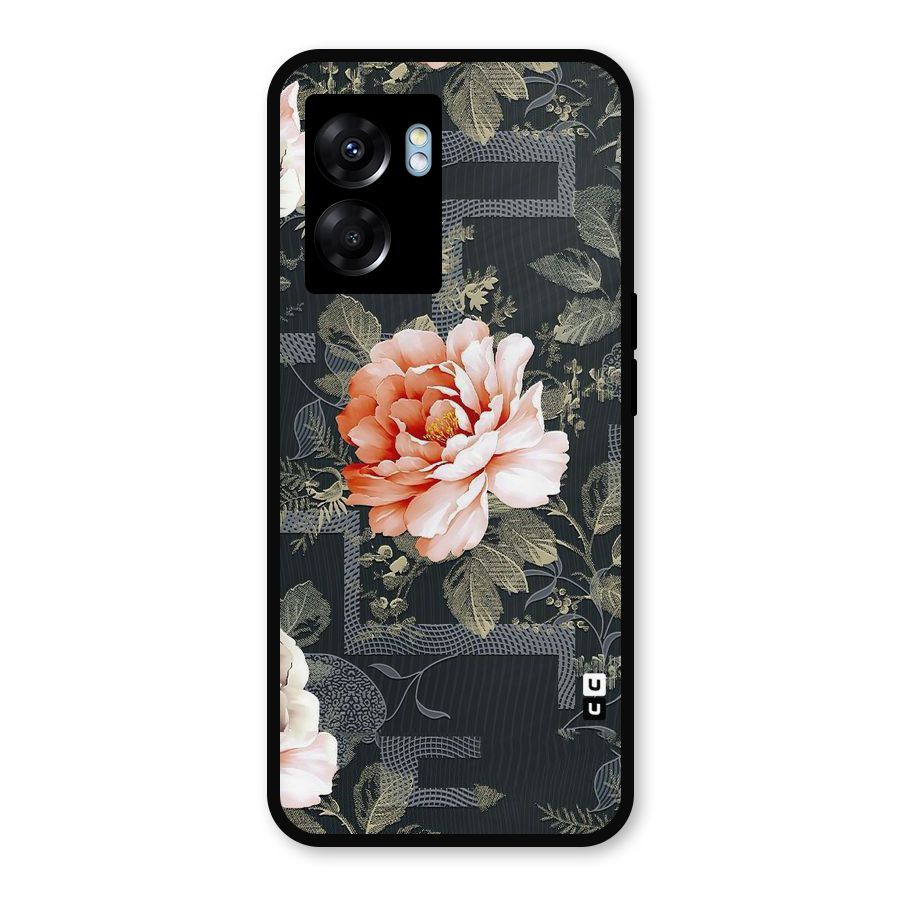 Art And Floral Metal Back Case for Realme Narzo 50 5G