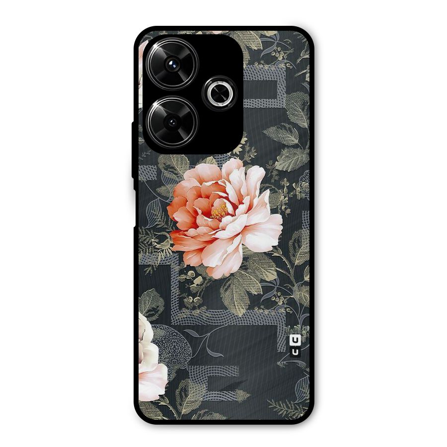 Art And Floral Metal Back Case for Redmi 13 5G