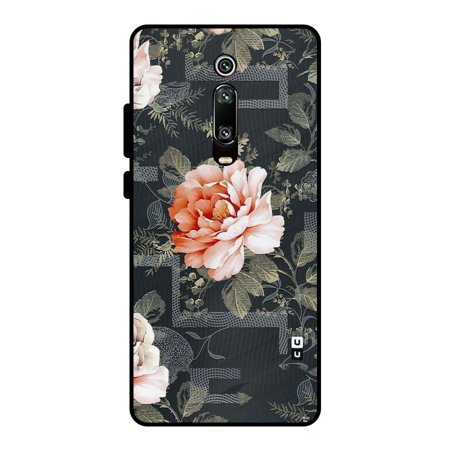 Art And Floral Metal Back Case for Redmi K20