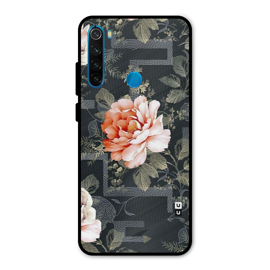 Art And Floral Metal Back Case for Redmi Note 8