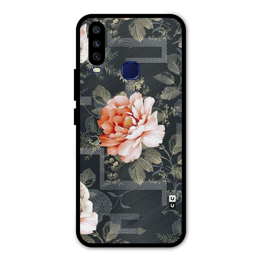 Art And Floral Metal Back Case for Vivo V17