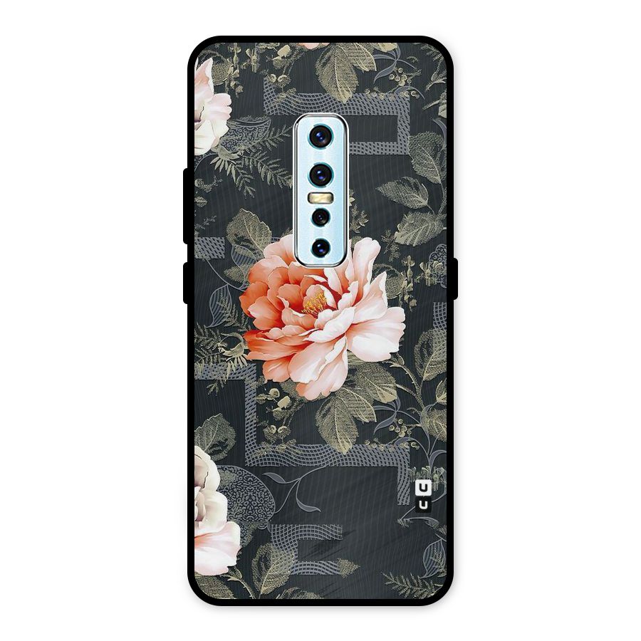 Art And Floral Metal Back Case for Vivo V17 Pro