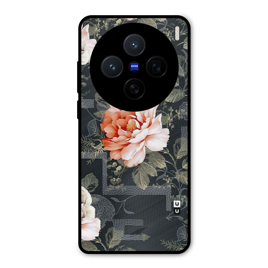 Art And Floral Metal Back Case for Vivo X200