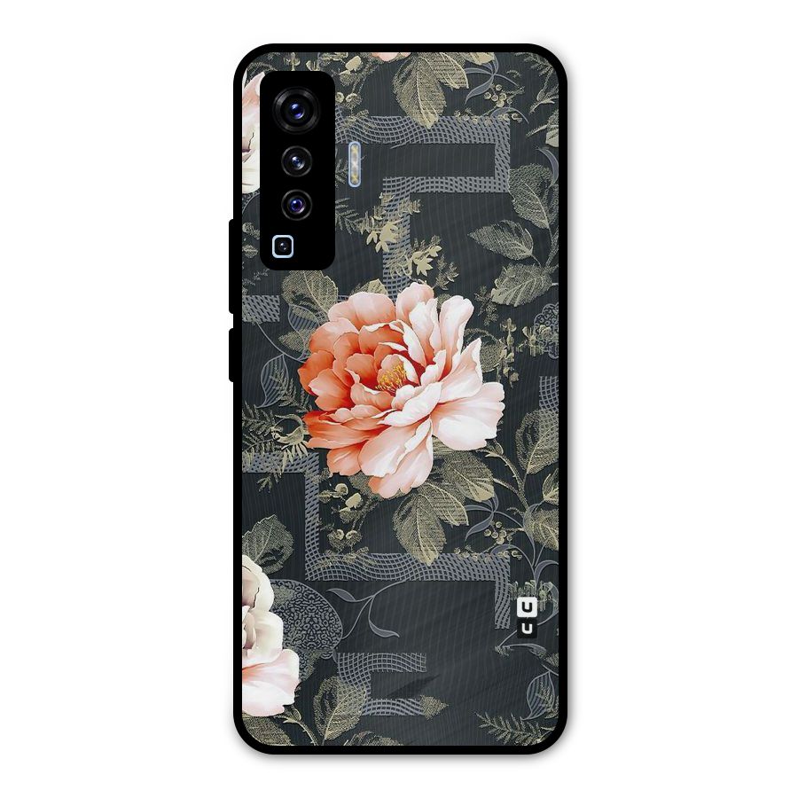 Art And Floral Metal Back Case for Vivo X50