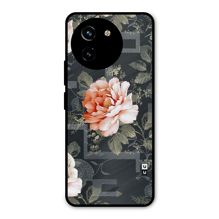 Art And Floral Metal Back Case for Vivo Y200i