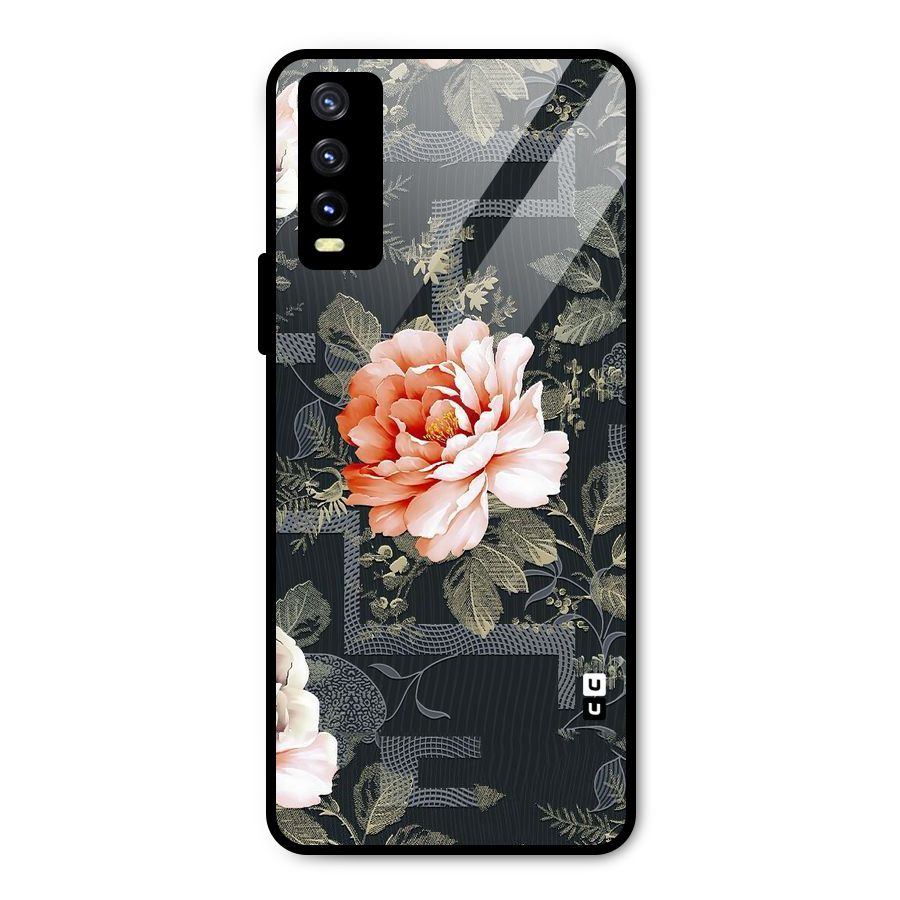 Art And Floral Metal Back Case for Vivo Y20g