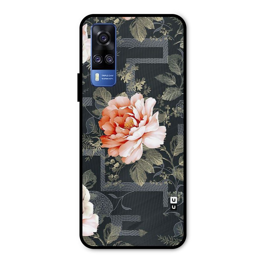 Art And Floral Metal Back Case for Vivo Y31
