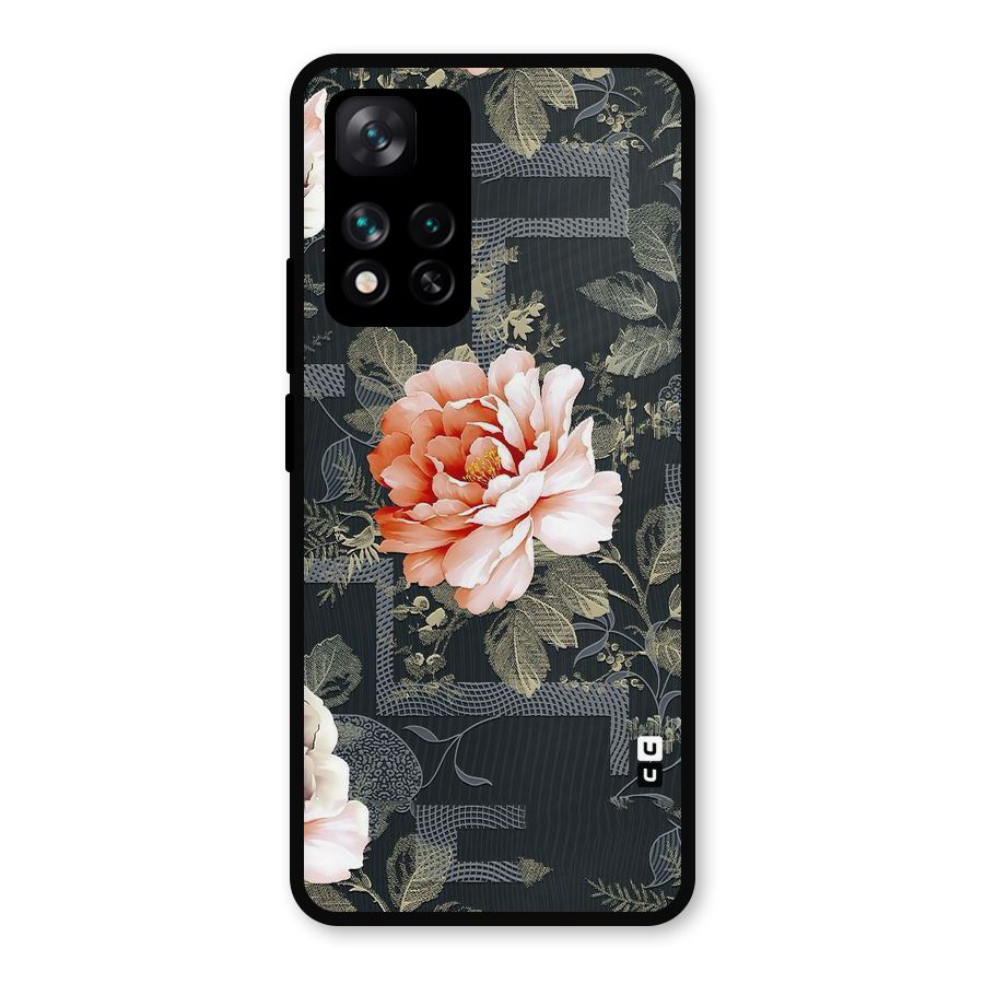 Art And Floral Metal Back Case for Xiaomi 11i Hypercharge 5G