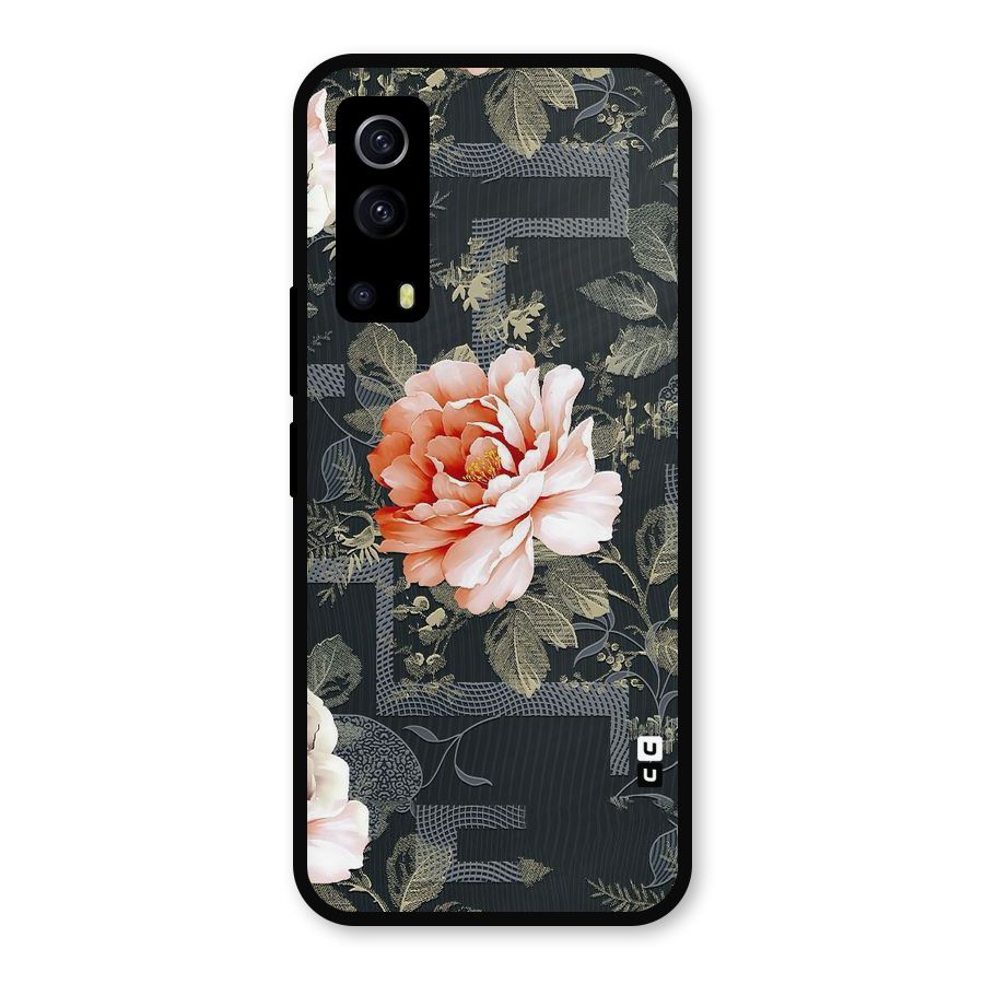 Art And Floral Metal Back Case for iQOO Z3
