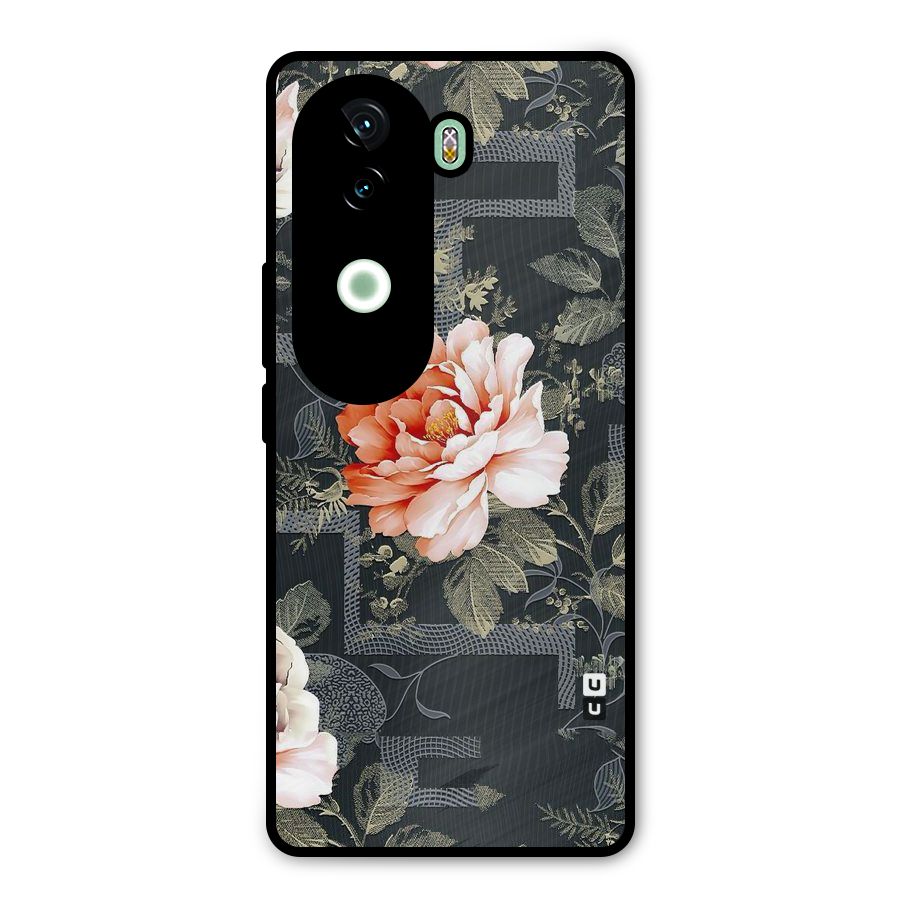 Art And Floral Metal Back Case for iQOO Z9s