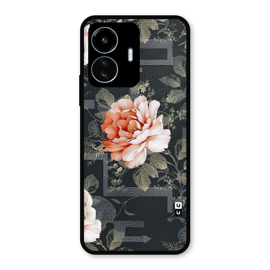 Art And Floral Metal Back Case for vivo iQOO Z6 Lite 5G