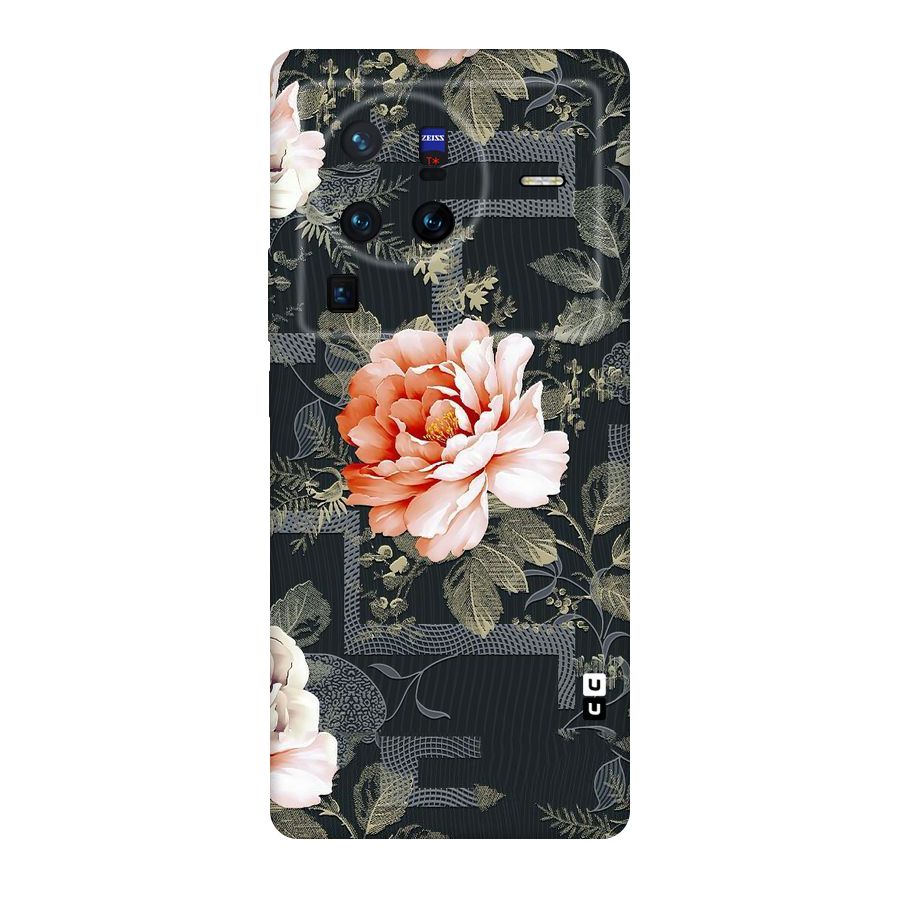 Art And Floral Original Polycarbonate Back Case for Vivo X80