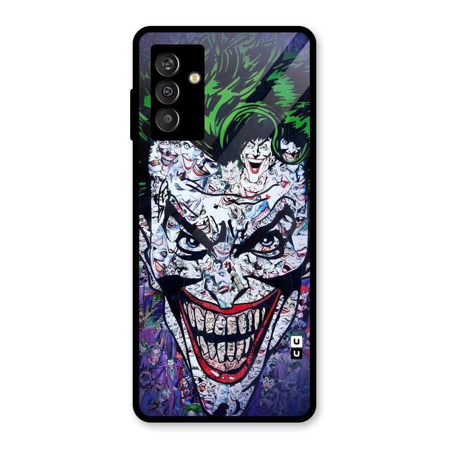Art Face Glass Back Case for Galaxy M13