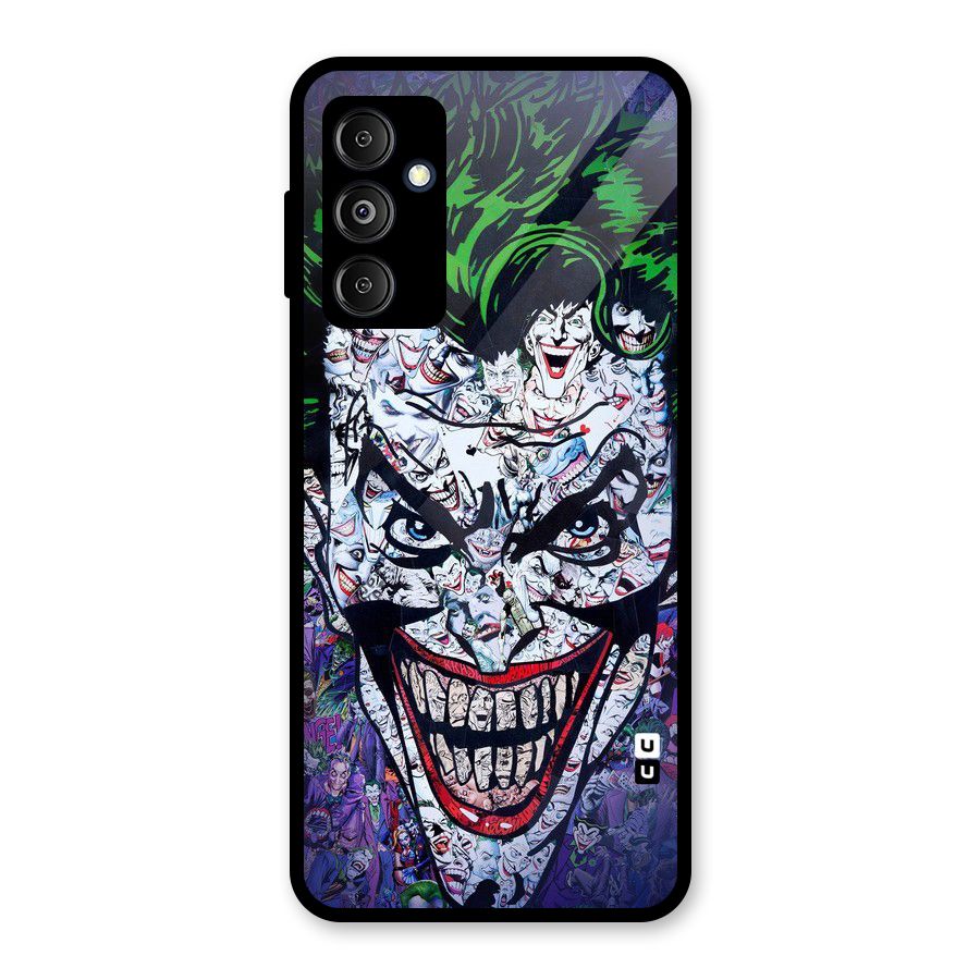 Art Face Glass Back Case for Galaxy M14 5G