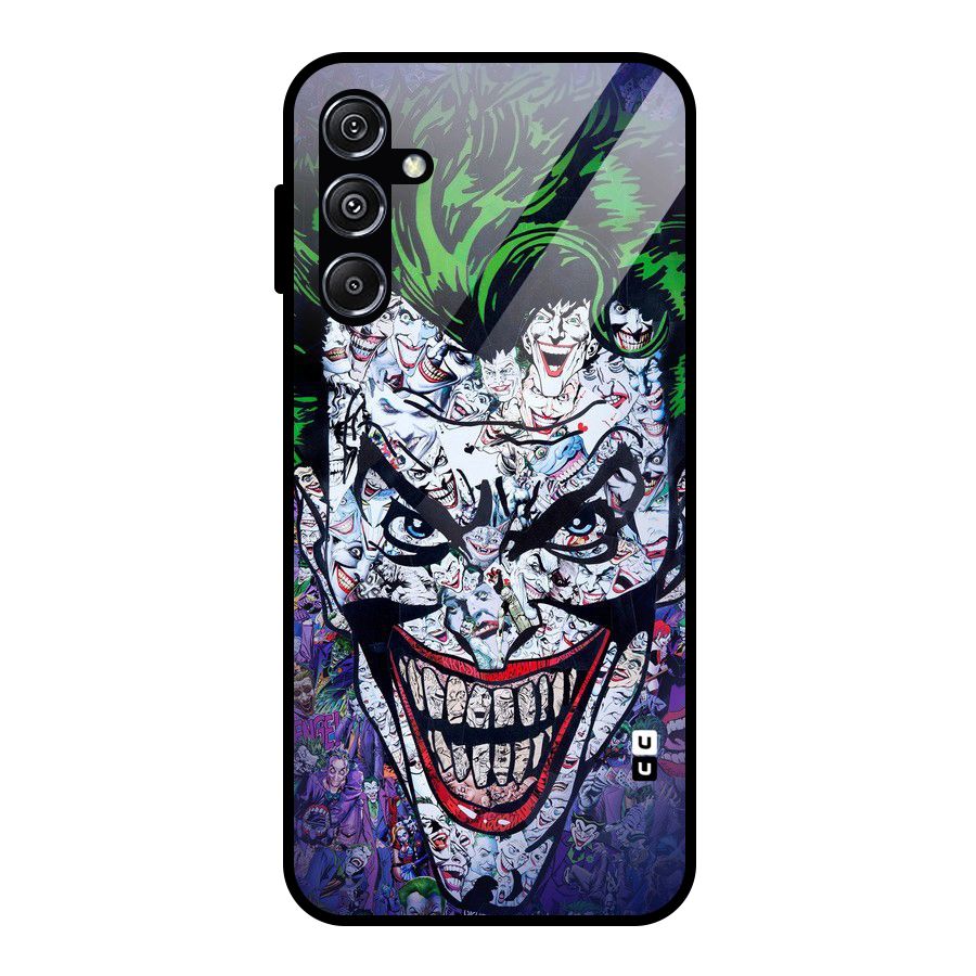 Art Face Glass Back Case for Galaxy M34 5G