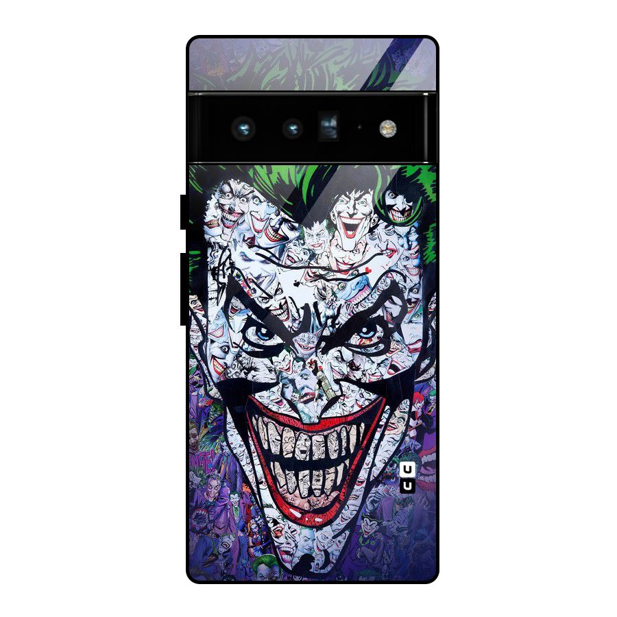 Art Face Glass Back Case for Google Pixel 6 Pro