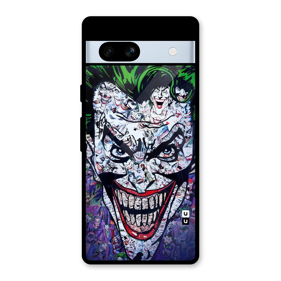 Art Face Glass Back Case for Google Pixel 7a
