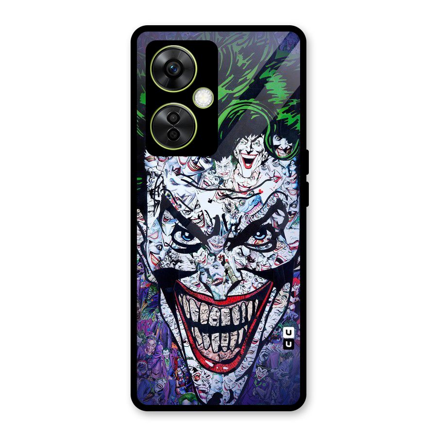 Art Face Glass Back Case for OnePlus Nord CE 3 Lite