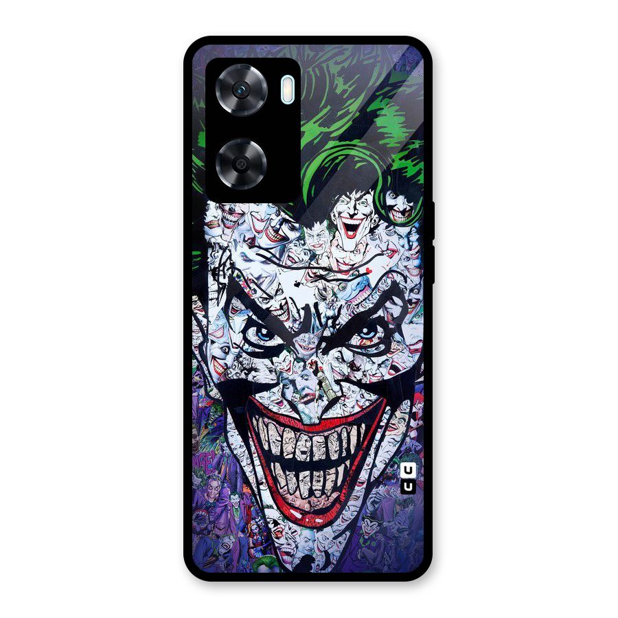 Art Face Glass Back Case for Oppo A77s