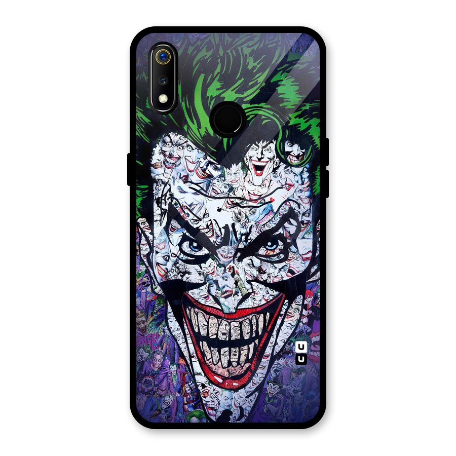 Art Face Glass Back Case for Realme 3i