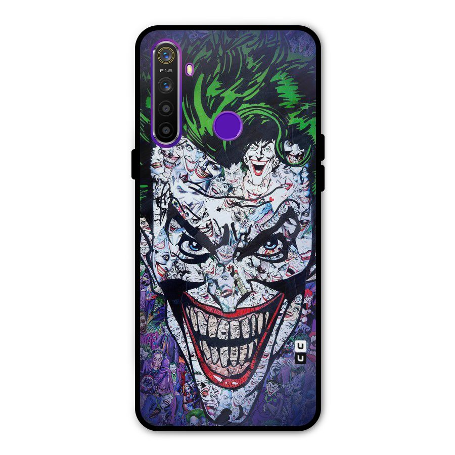 Art Face Glass Back Case for Realme 5s