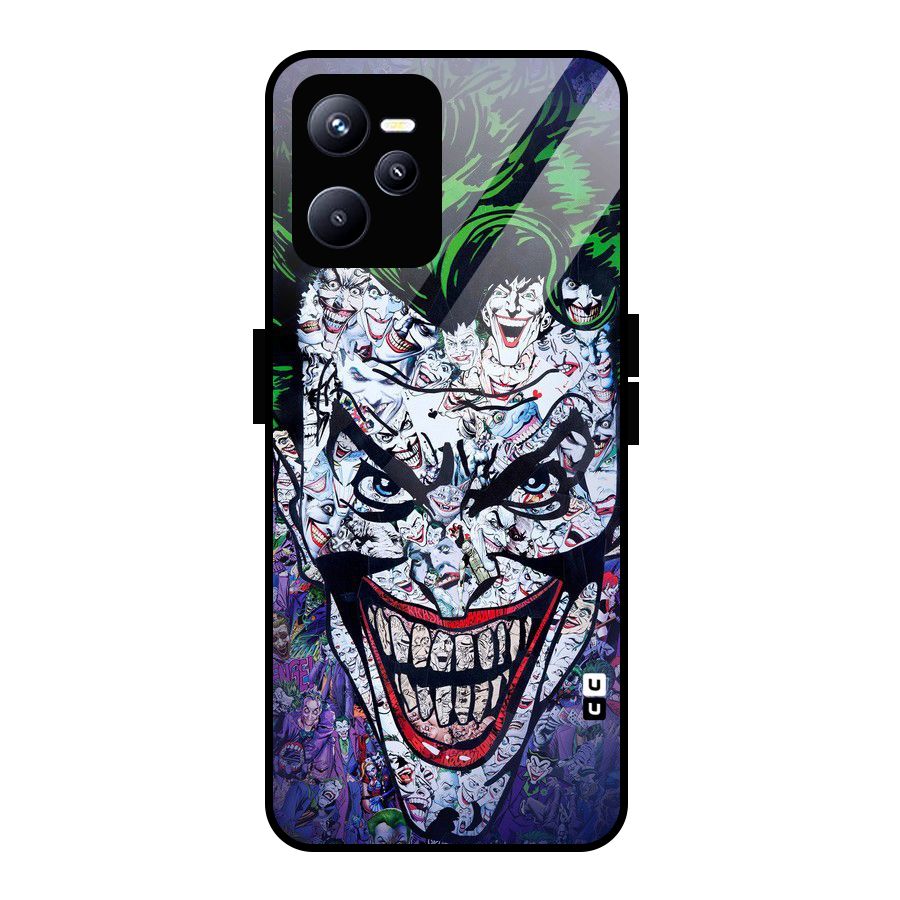 Art Face Glass Back Case for Realme C35