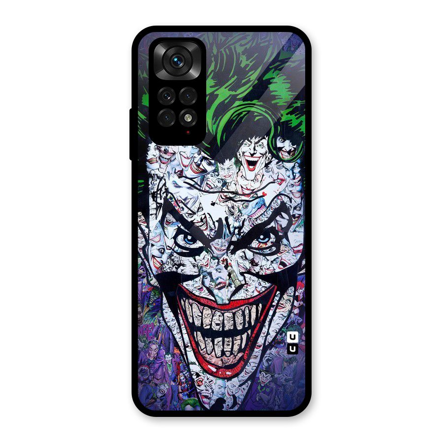 Art Face Glass Back Case for Redmi Note 11S