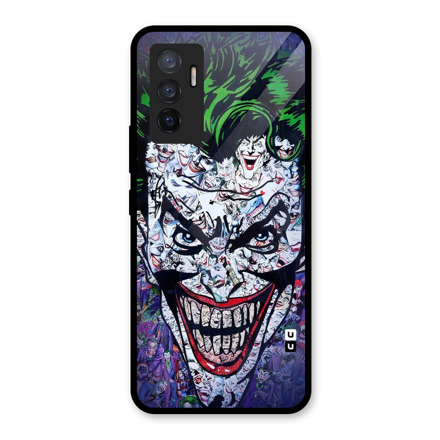 Art Face Glass Back Case for Vivo V23e