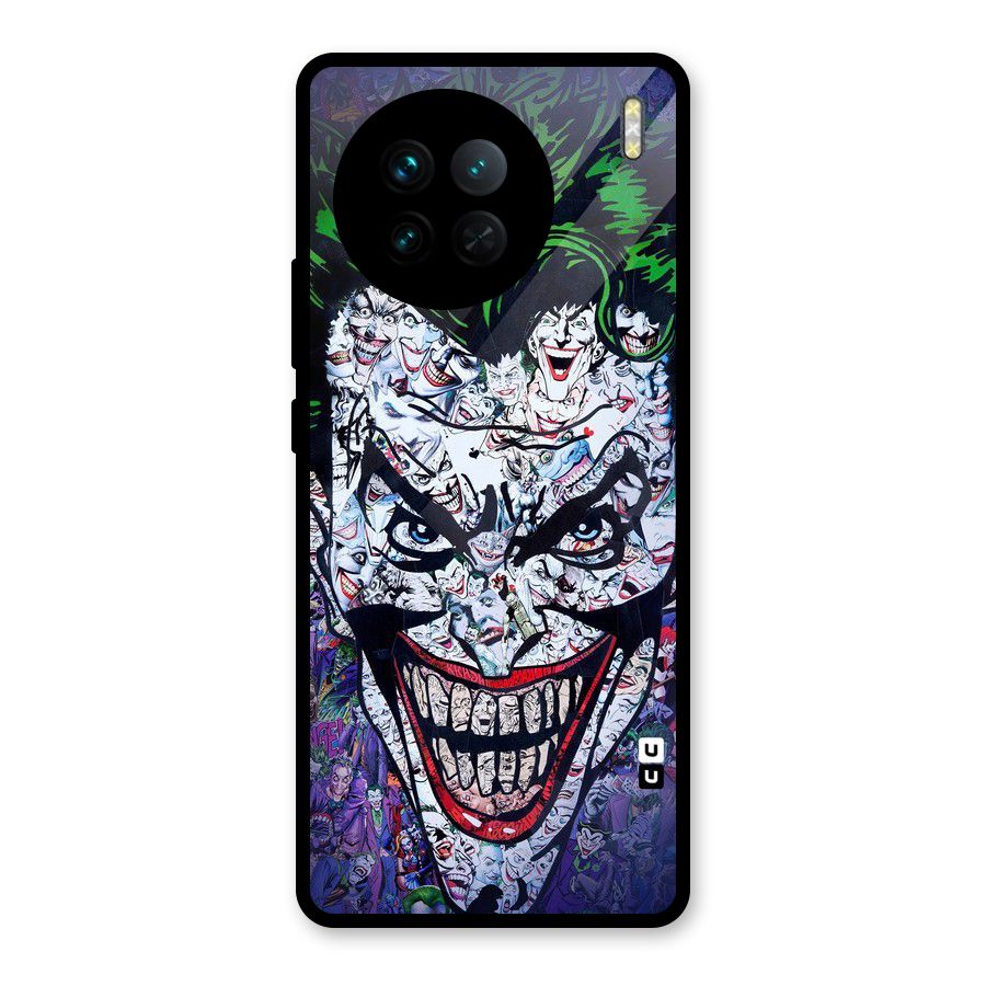 Art Face Glass Back Case for Vivo X90