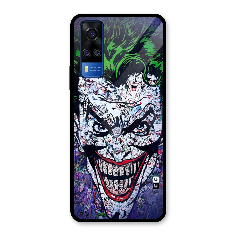 Art Face Glass Back Case for Vivo Y31