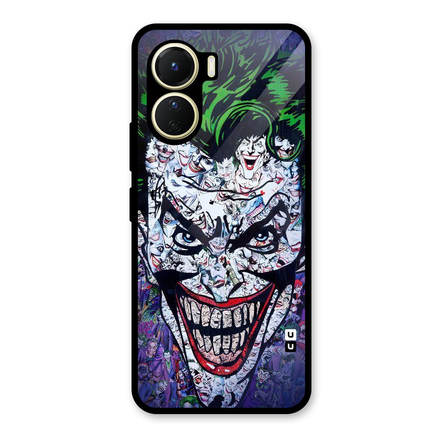 Art Face Glass Back Case for Vivo Y56