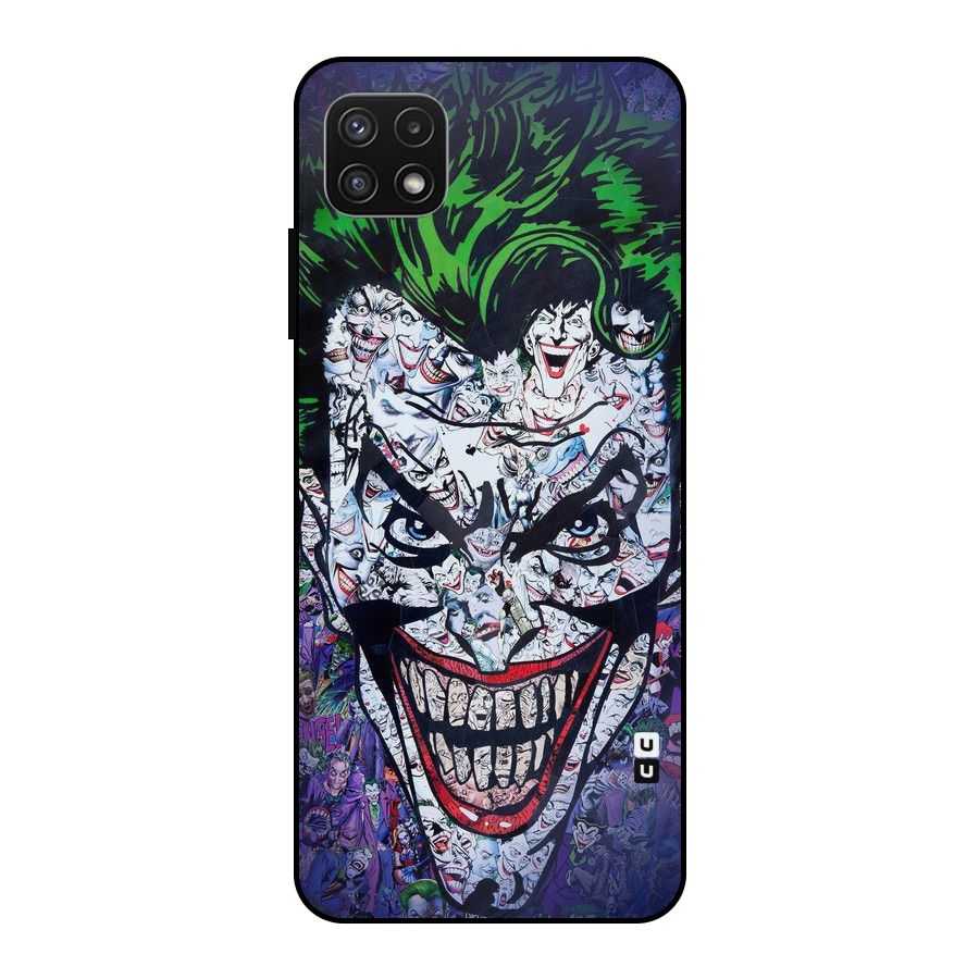 Art Face Metal Back Case for Galaxy A22 5G