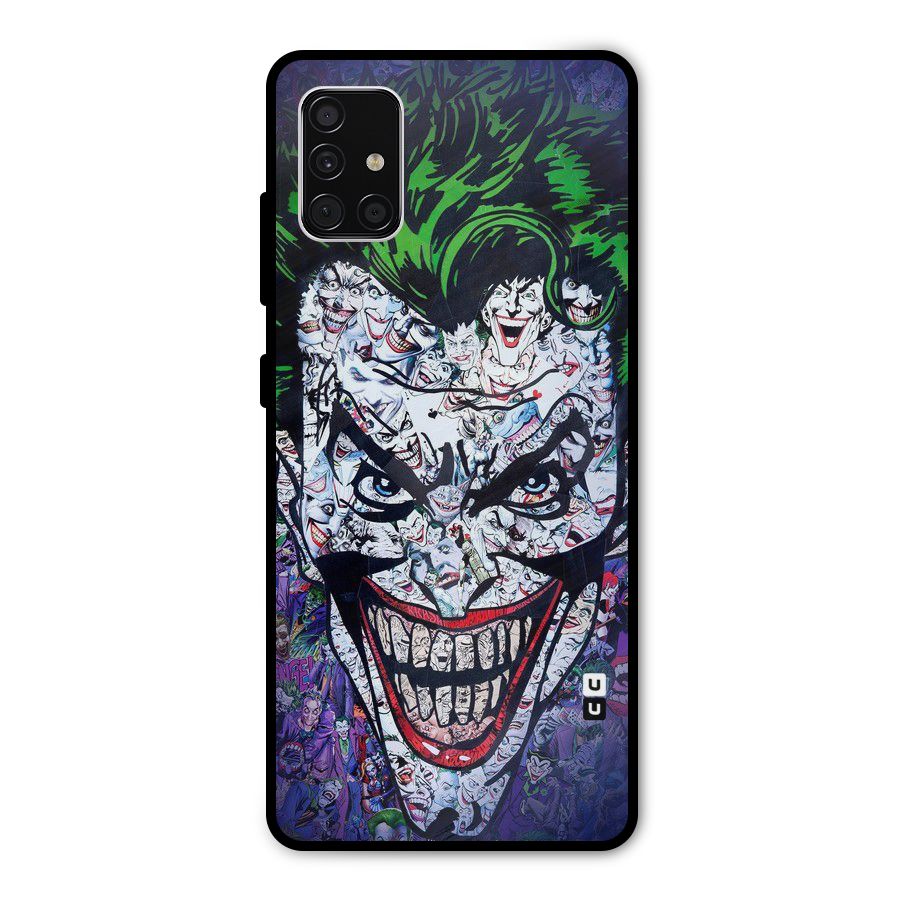 Art Face Metal Back Case for Galaxy A51